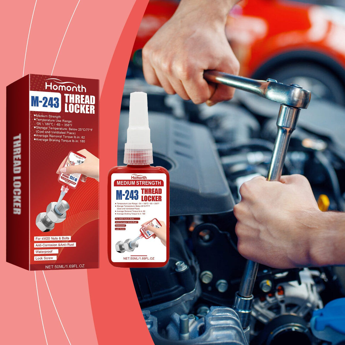 HOMONTH Automotive Thread Locker Sealant