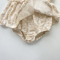 Rompers de bébé imprimé Onesie Baby Crepe