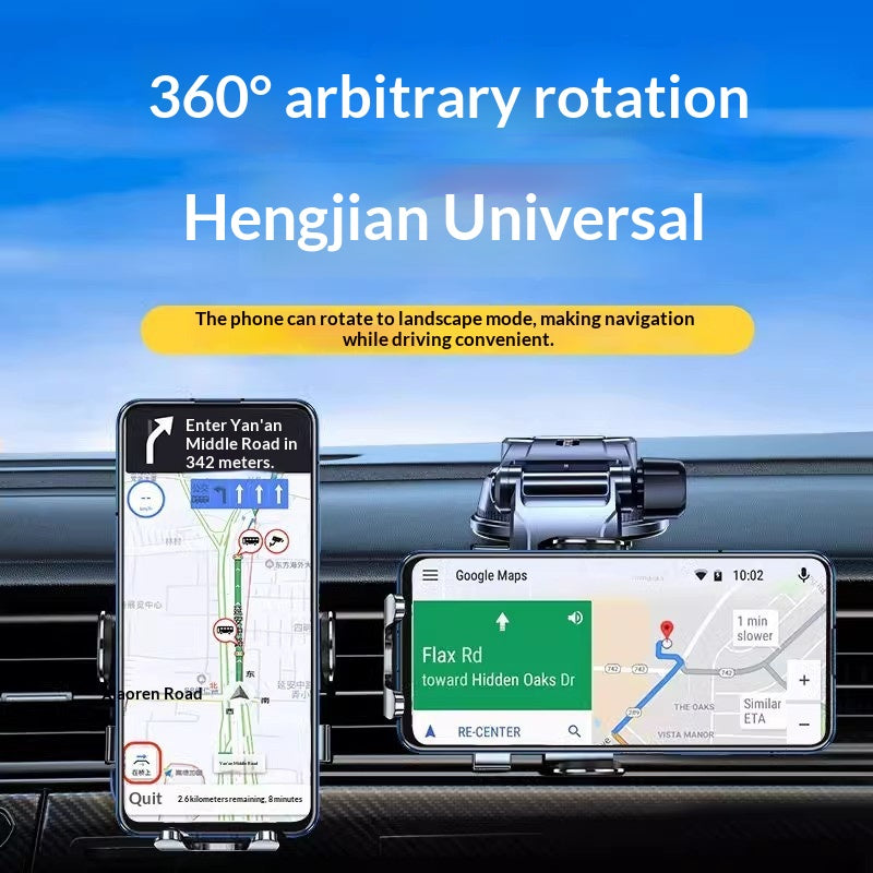 Support de téléphone de voiture pour le tableau de bord et la console du centre