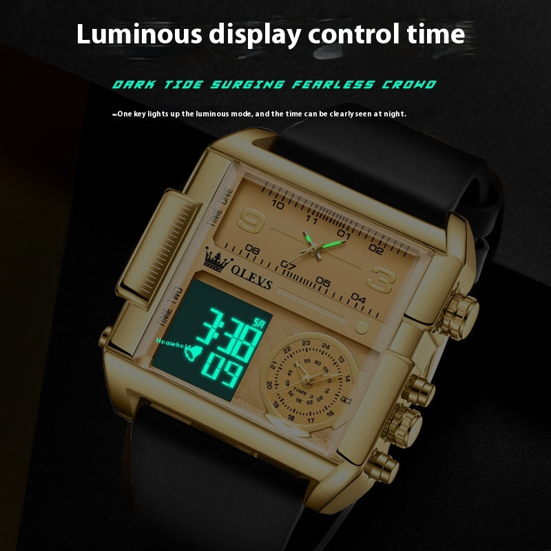 Multifonctionnel Sports Timing Mouvement Quartz Montre électronique