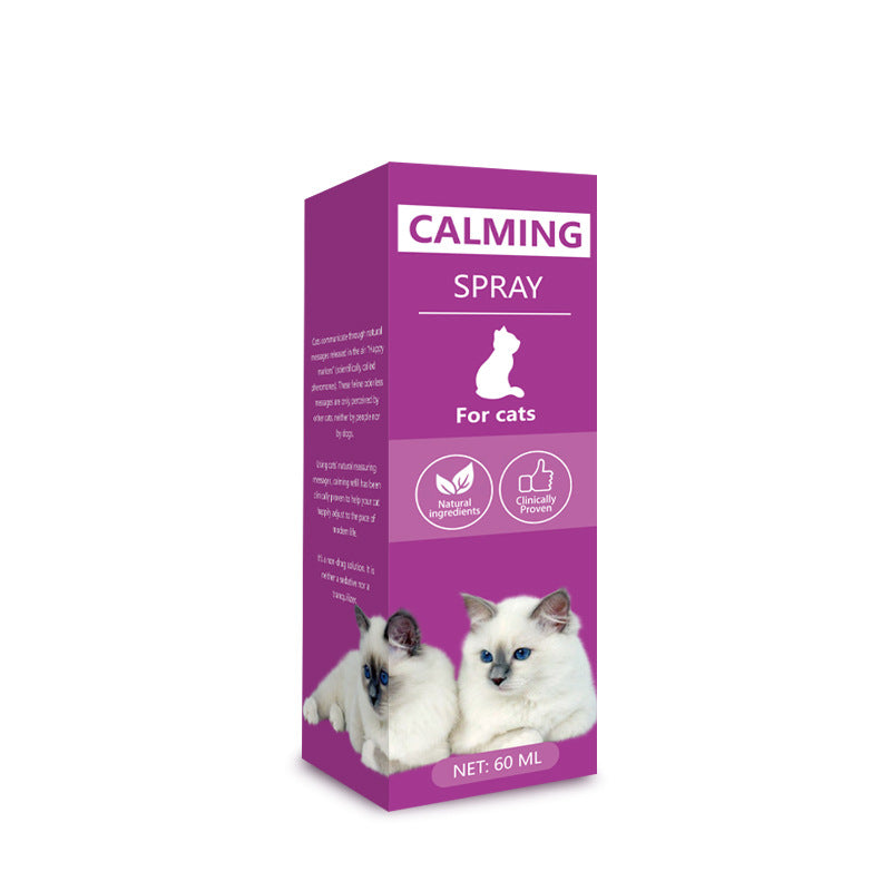 Vaporisateur apaisant et calmant pour animaux de compagnie