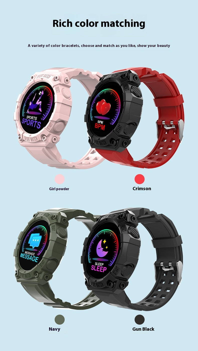Spaceman ronde FD68S Smart Bracelet 144 Grand écran couleur