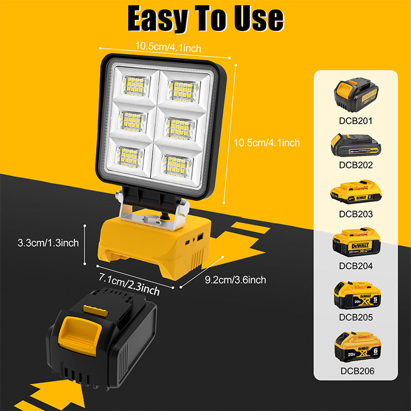 Batterie Lithium de plein air Charging Camping Light Un portable multifonctionnel Haute luminosité