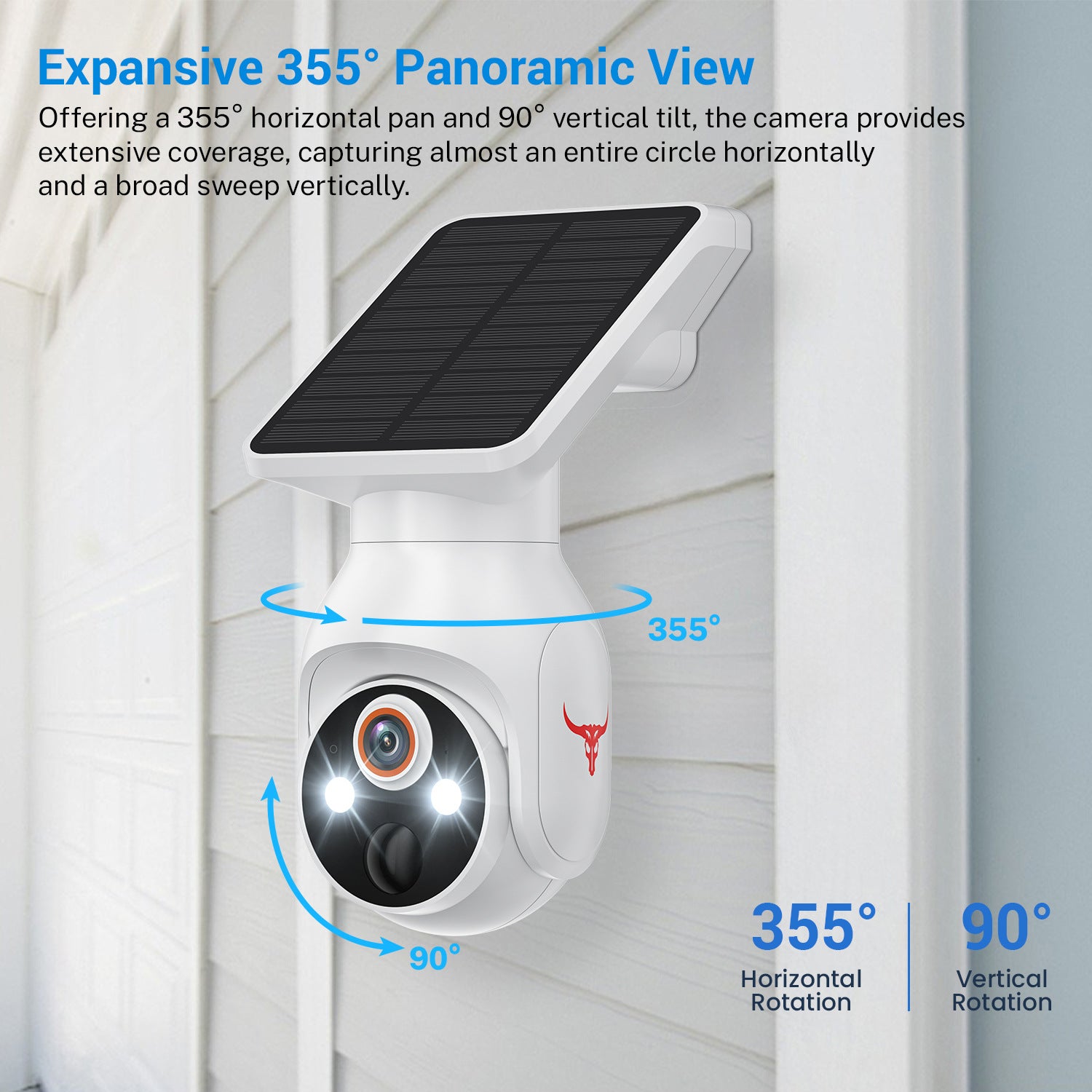 Caméra Surveillance Accueil Téléphone portable Remote 360 degrés sans angle mort