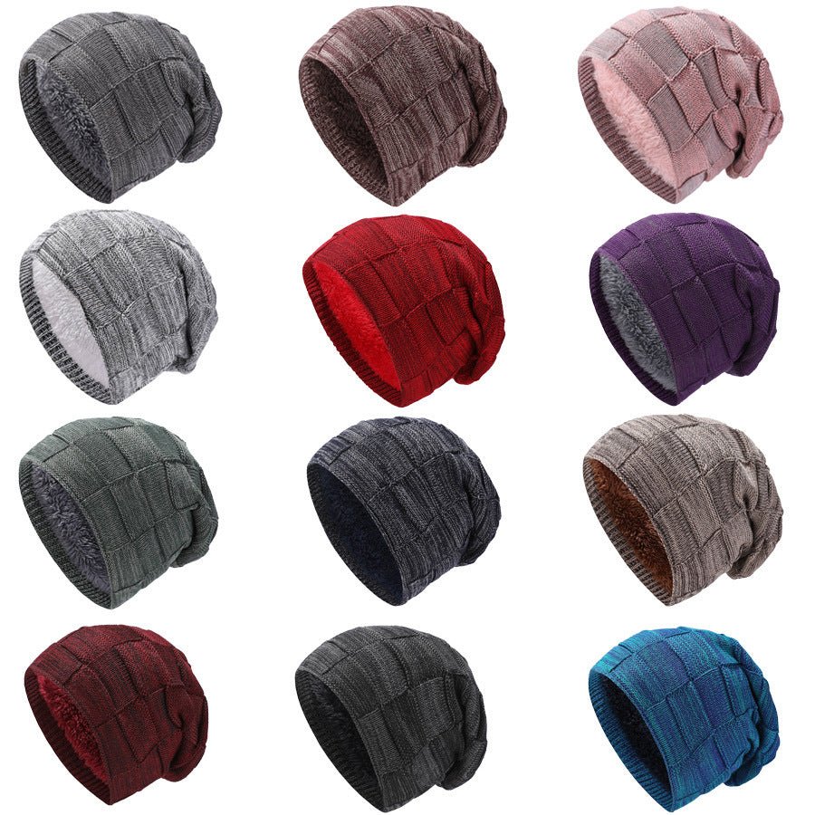 Hommes Chapeau tricoté d'hiver Couples Style chaud Flèche-lin d'oreille protection de laine
