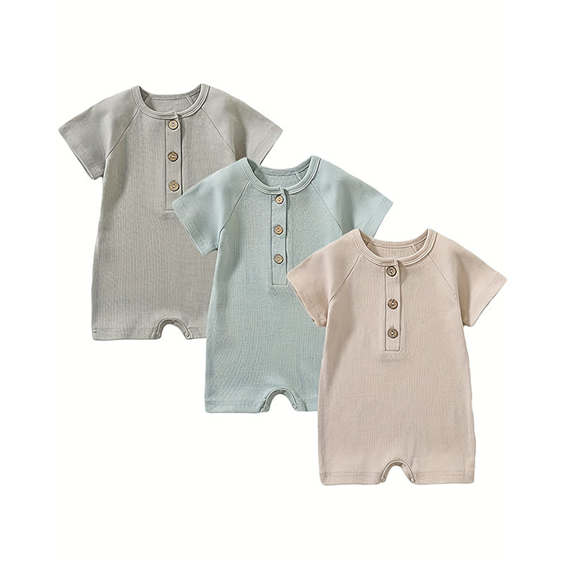Ensemble 3-Pack pour bébé garçon Romper 1 pièce