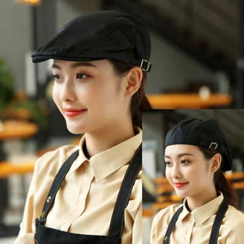 Beret de travail respirant pour le personnel de cuisine et salle à manger