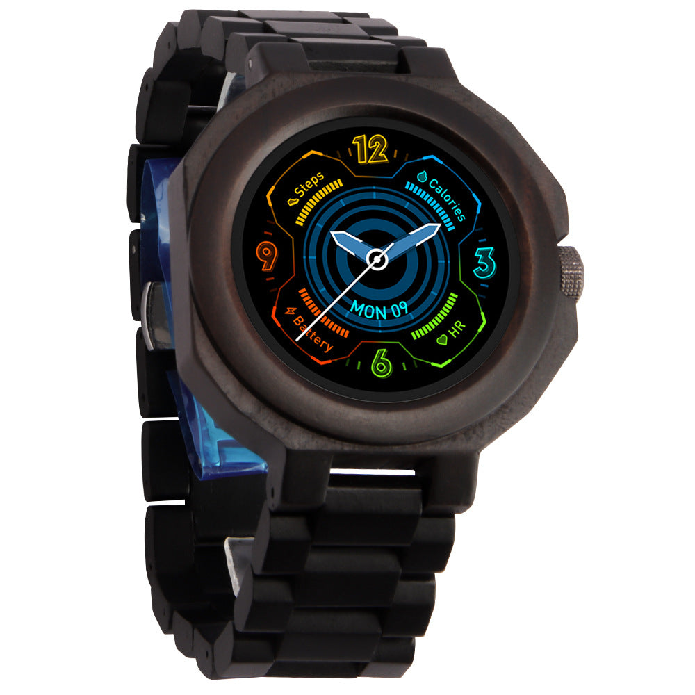 Minimalist et Multifonctionnel Neutre Montre Sandalwood