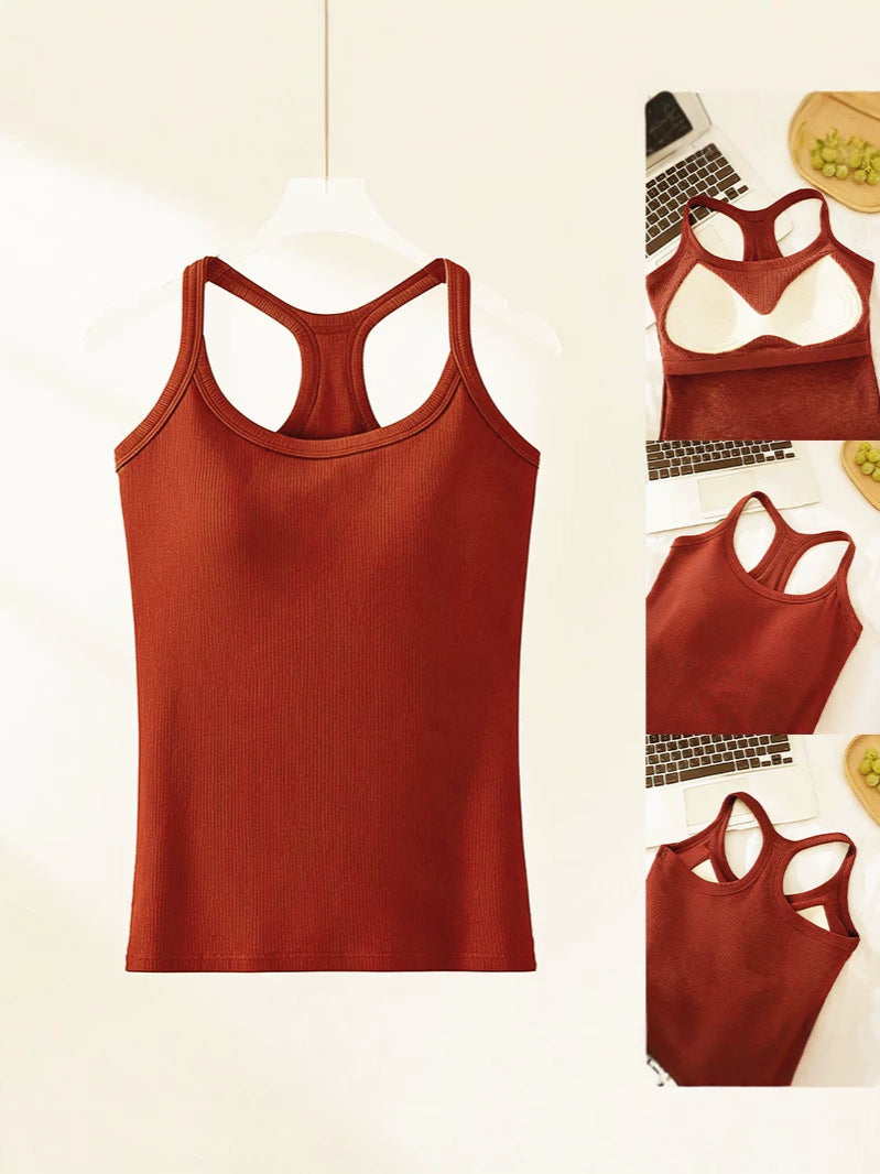 Commerce extérieur avec des tanks côtelés de style Bra