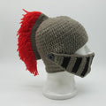 Chapeau Funny Creative Tissé main forme casque de chapeau Knight