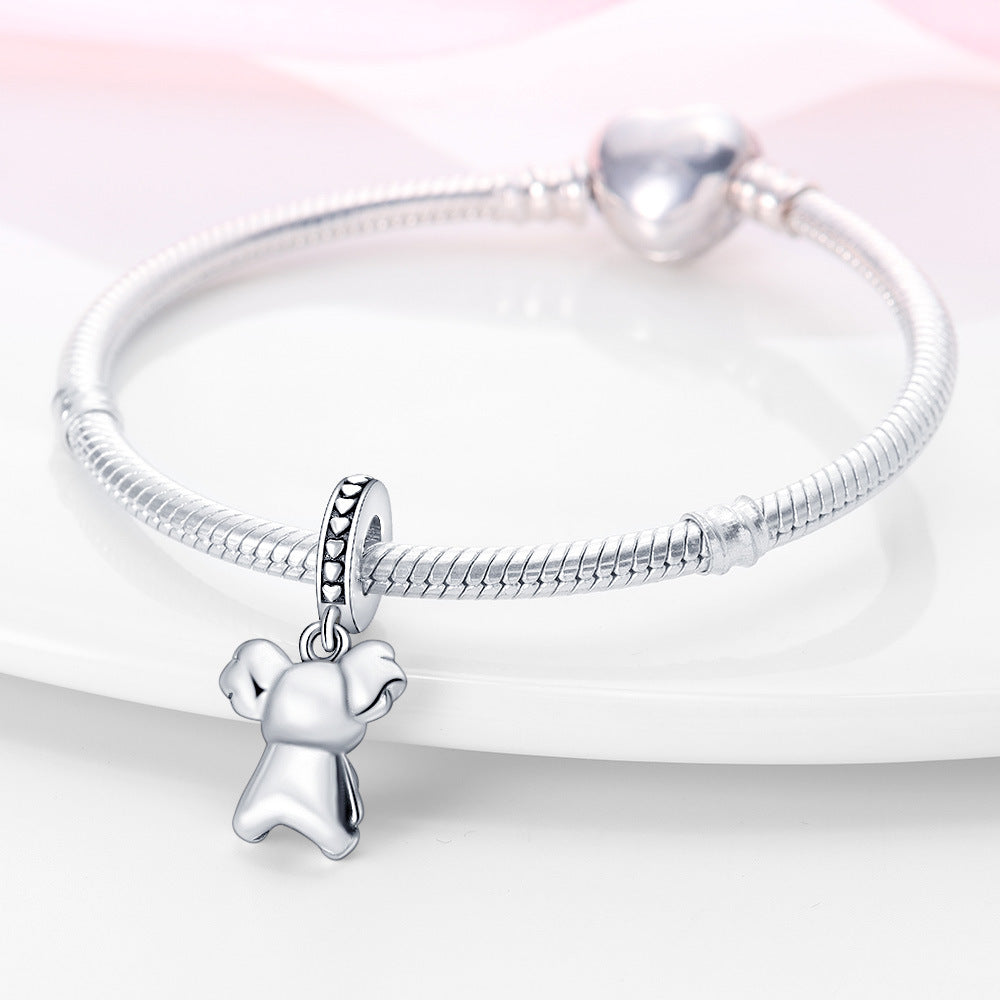 Bracelet pendentif bricolage avec un petit ours mignon