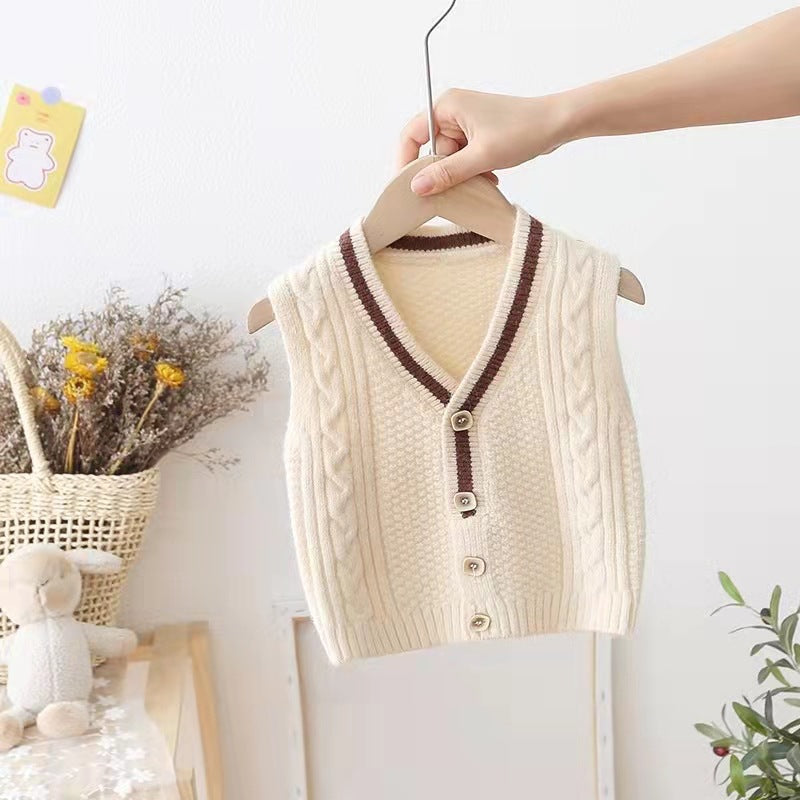 Chandail Chandail Bébé Chandail Vest Outwear au printemps et en automne