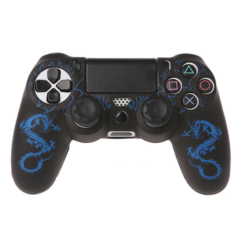 Laser Camouflage Silicone Manches en caoutchouc Motif Dragon Manche de protection