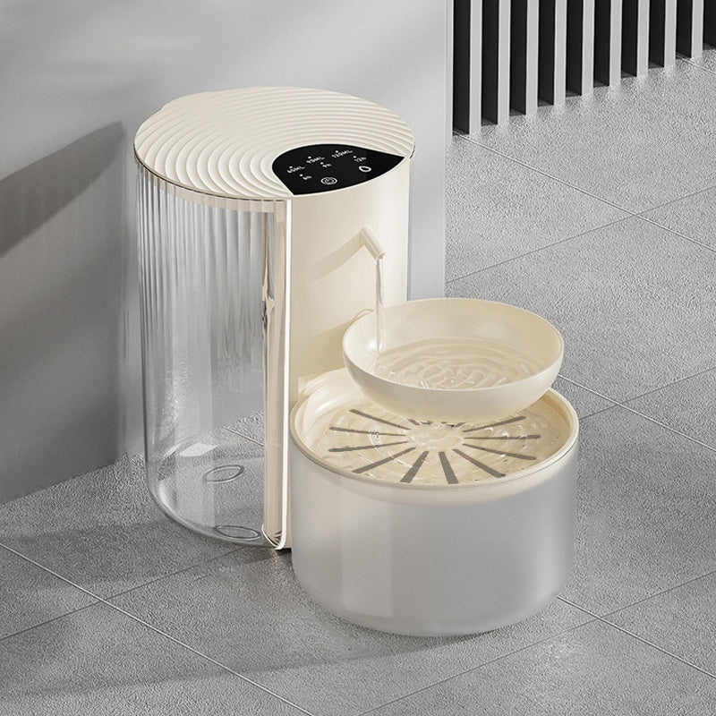 Smart Constante-Température 3L Fontaine d'eau pour animaux avec séparation de l'eau propre et rinçage Mec