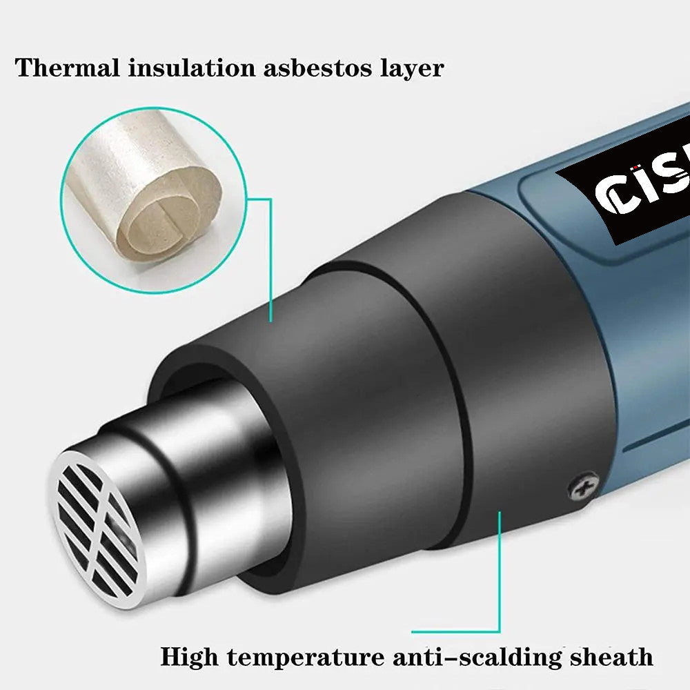2KW Professional Air Gun Heat Gun Variable Temperature Control Paint Deleter