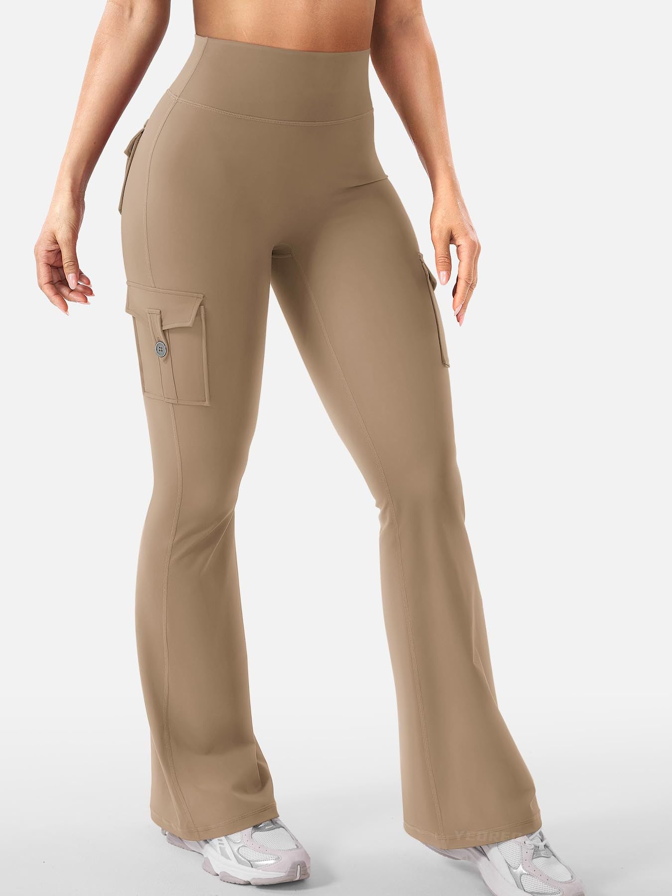 Pantalons de sport de plein air couleur solide pour femmes