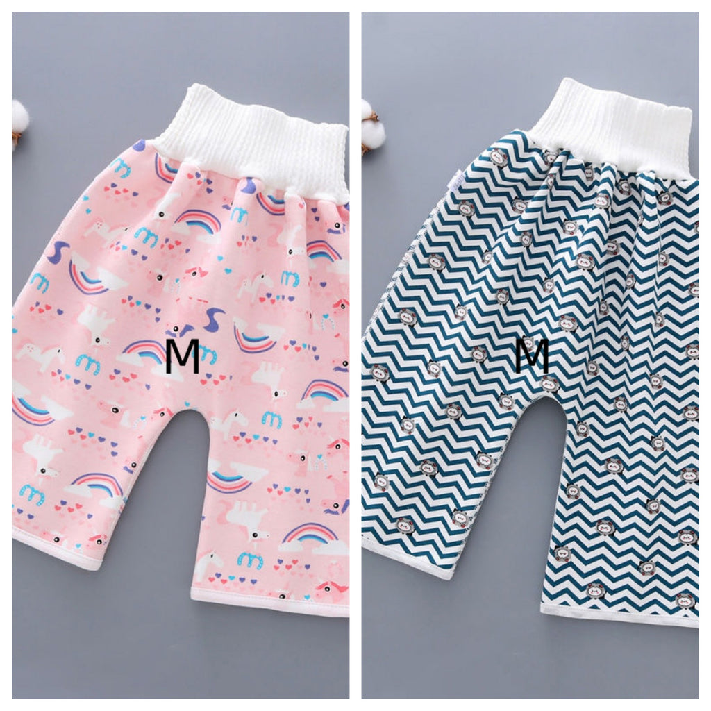 Imperméable Pantalon d'entraînement Urine Bébé Garçons et Filles Nuit Urine Lavable Couche