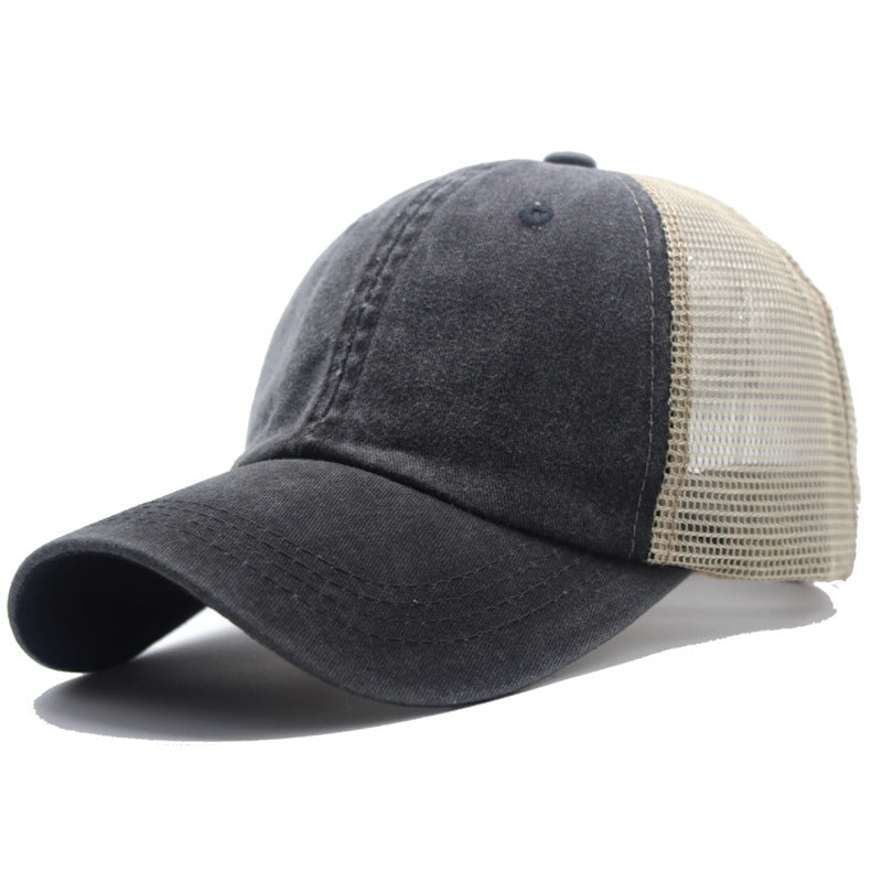 Hommes PrintempsSummer Thin Respirant Mesh Casquette de baseball