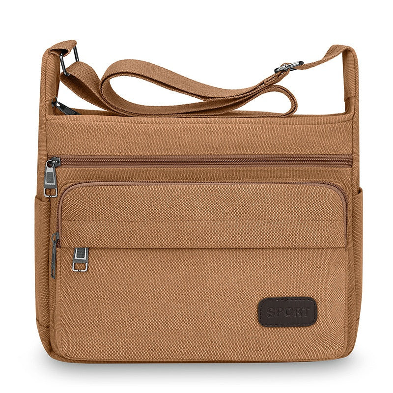 Multifonctionnel Loisirs Grand dispositif de rangement Toile Crossbody sac de voyage