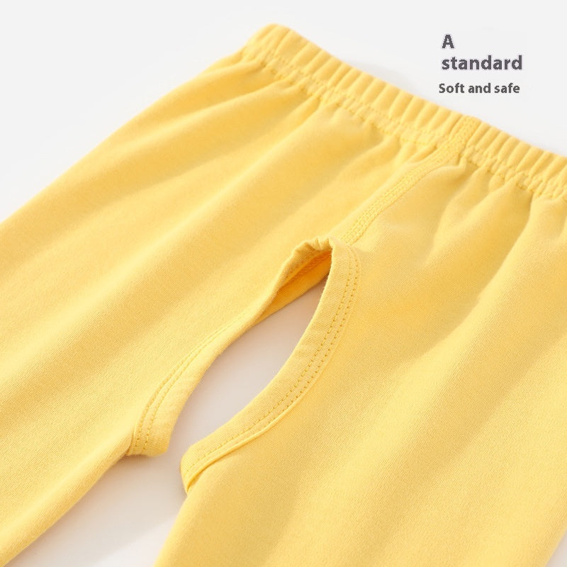 Garçon Pantalon à siège ouvert Pantalons Bébé Pantalon Pure Coton