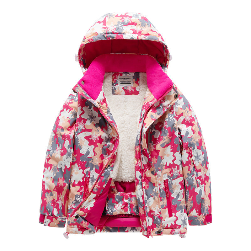 Enfants Outdoor Ski costume épais imperméable Et coupe-vent