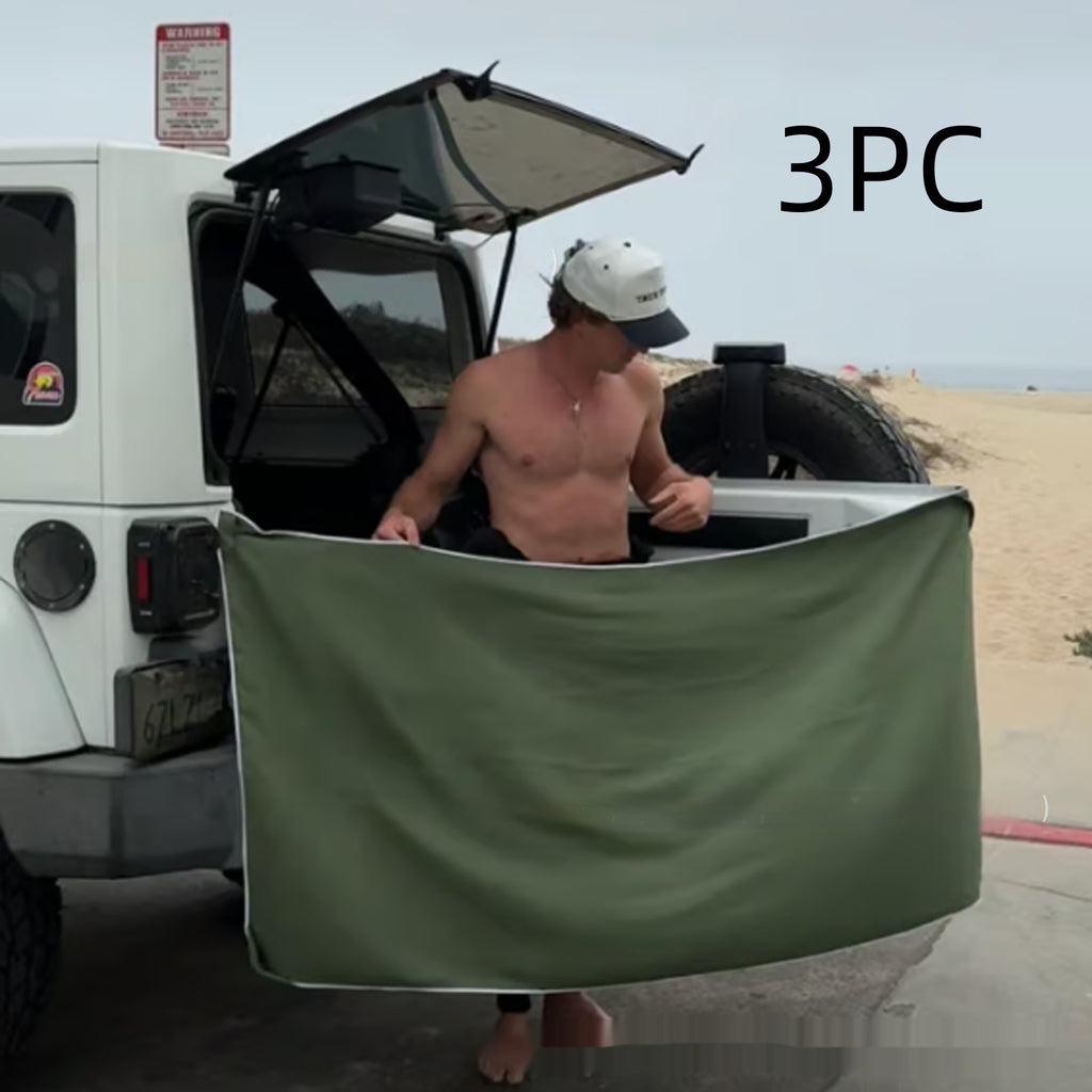 Voiture Baignoire magnétique Serviette extérieure Plage de bain
