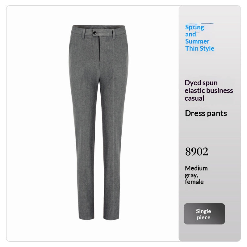 Pantalons formels à drap sur mesure à taille élevée Ce flatter