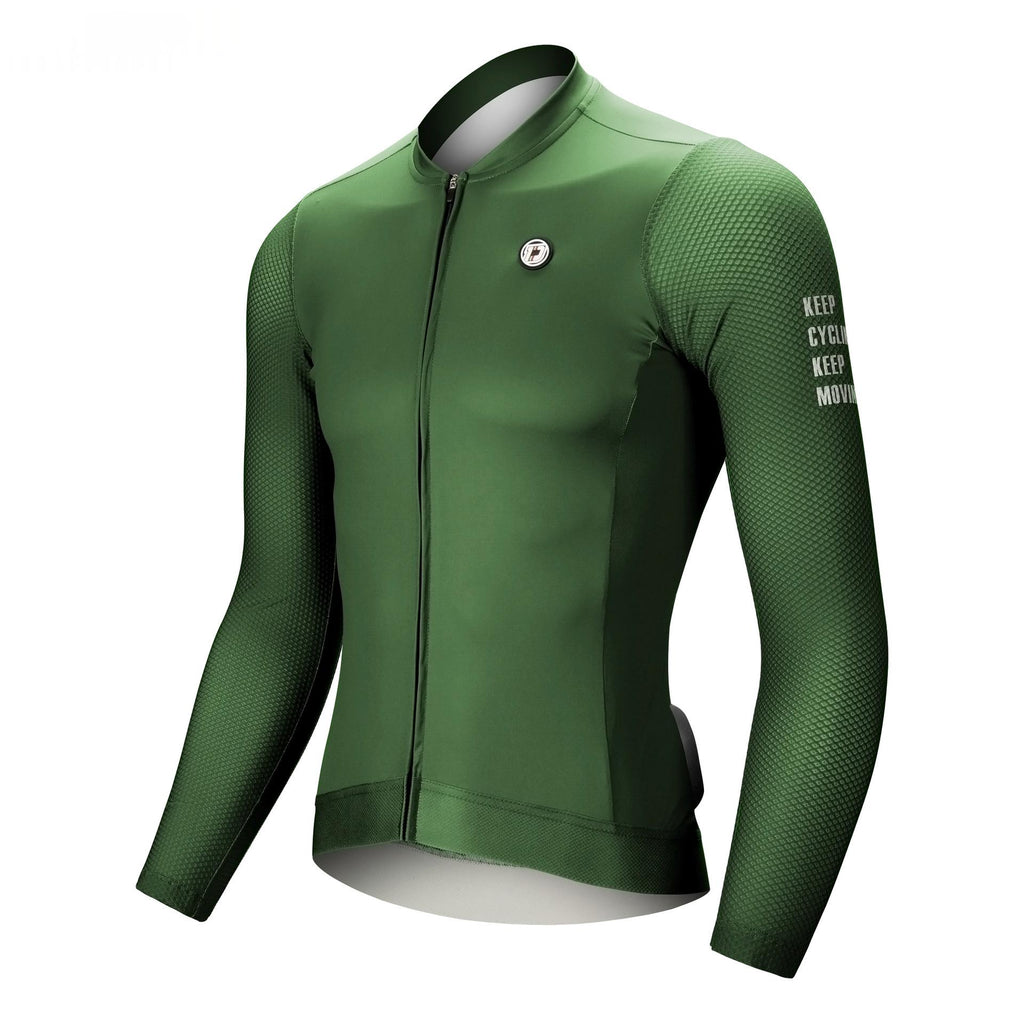 Cycling Suit Long Sleeved Top UV résistant à l'humidité Wicking and Sweat Wicking