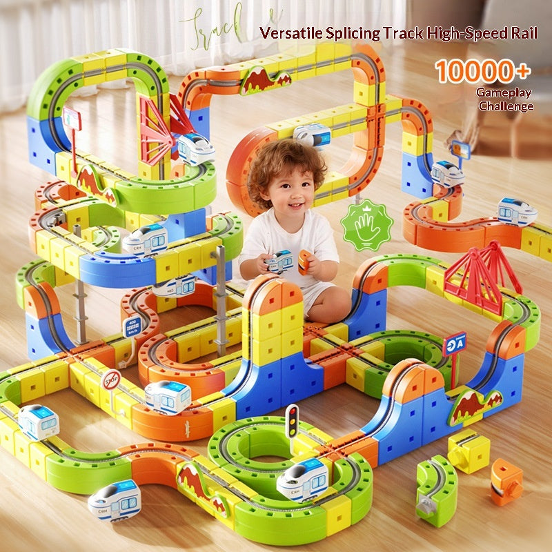 Multifonctionnel Magnetic Track Car Enfants Jouet éducatif