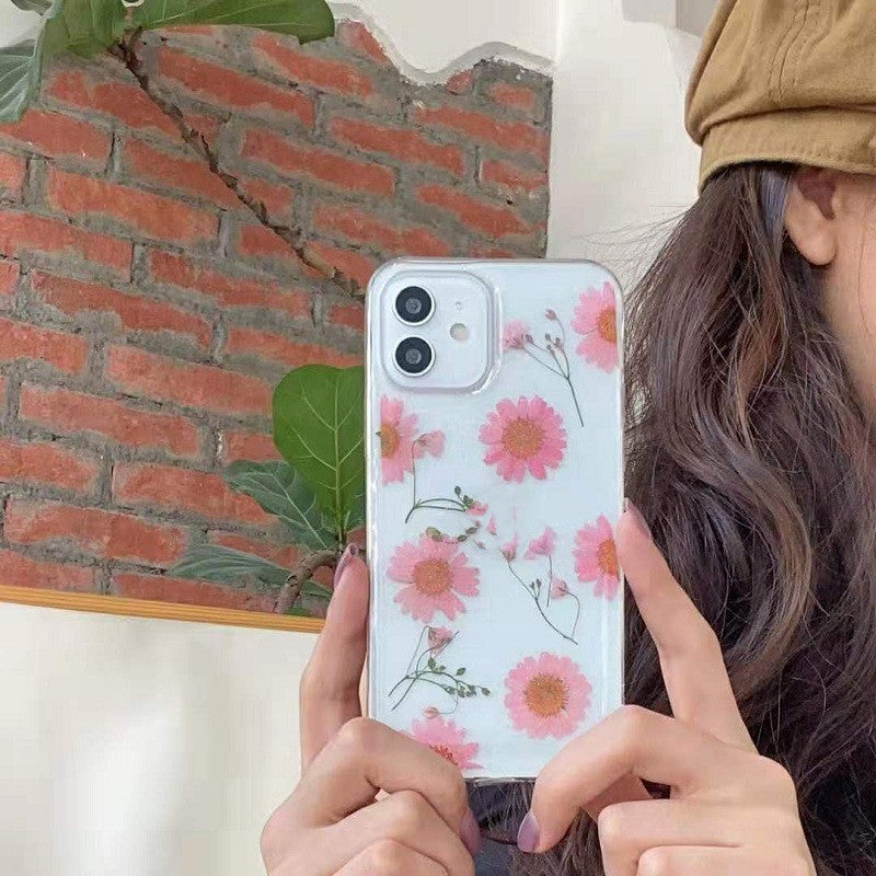 Epoxy Daisy Immortal Flower IPhone13Pro Cas de téléphone portable approprié