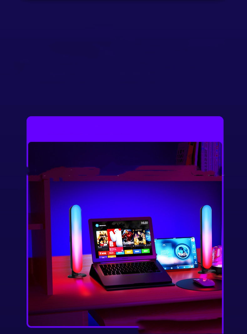 Ordinateur Bureau Ambiance Lumière