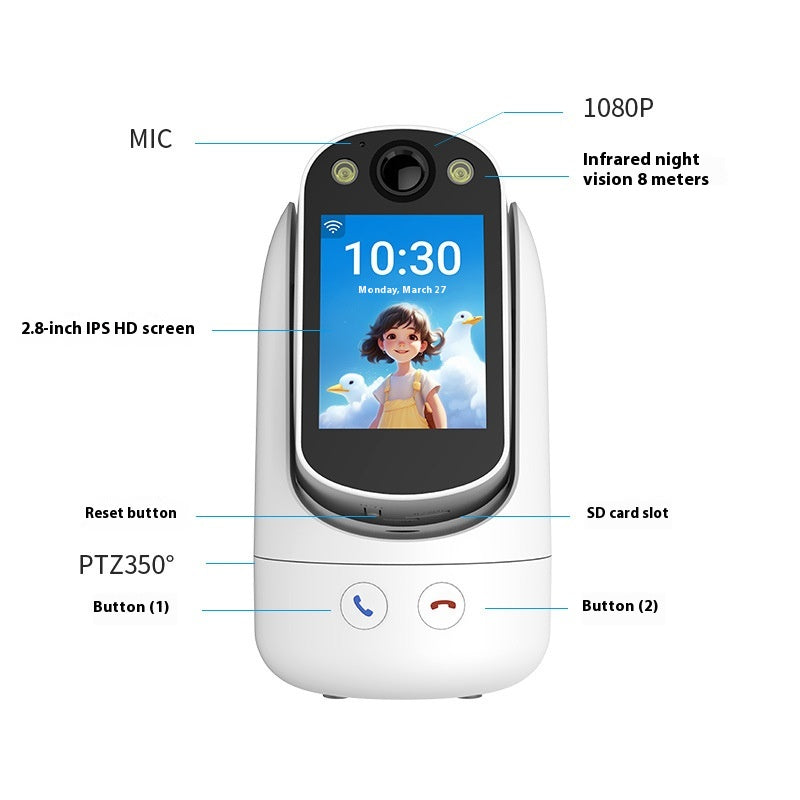 C20 Caméra de surveillance des appels vidéo bidirectionnels