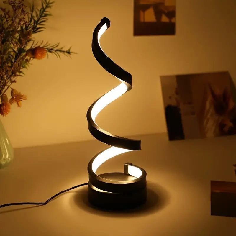 Aluminium material Serpentine night light