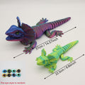 Modèle de caméléon animal de simulation imprimé en 3D