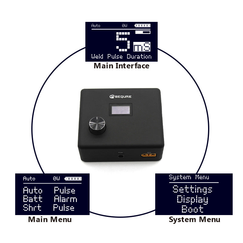 Mini Smart Spot-souder Batterie automatique de commutation manuelle de lithium