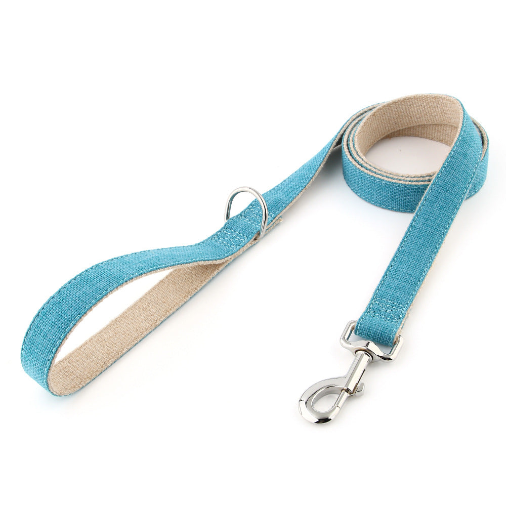 Feuille de chien coton et lin pour la marche extérieure