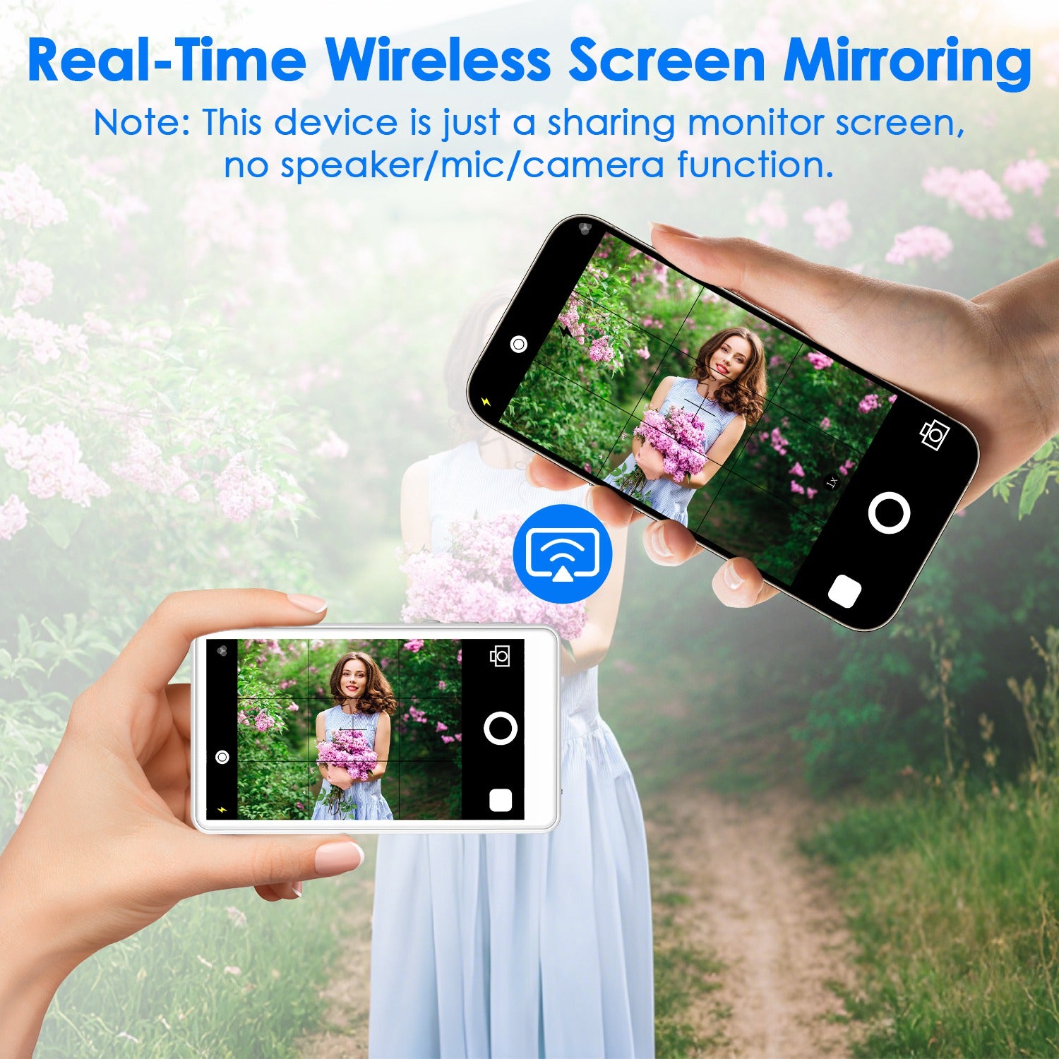 Vlog Selfie moniteur écran magnétique caméra arrière moniteur de téléphone sans fil Selfie moniteur