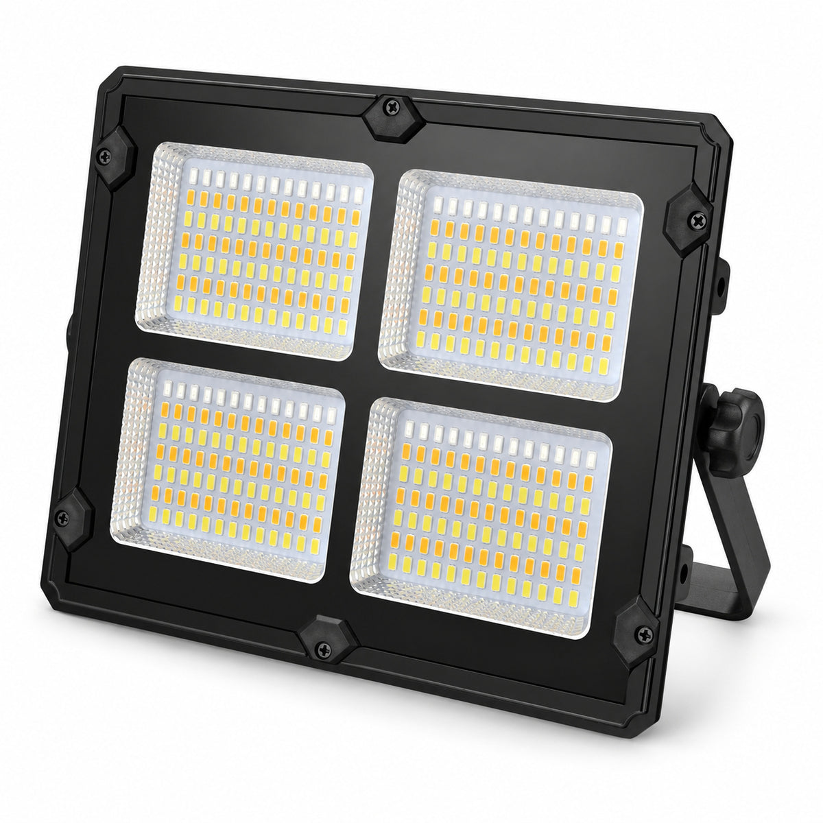 Afficheur de batterie rechargeable alimenté solaire Type C LED lumière de déluge W885 2 Bleu rouge variable