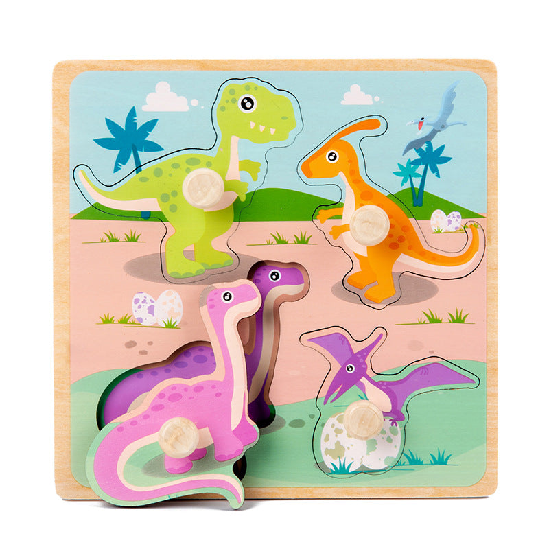 Cartoon pour enfants Wooded 3d 3d Puzzle Modèle Jouets éducatifs