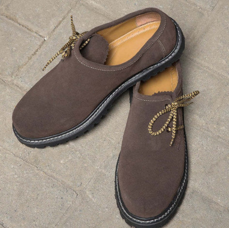 Chaussures à talon rond de style européen et américain