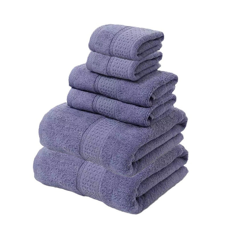 Ensemble de serviette en coton pur absorbant 6 pièces