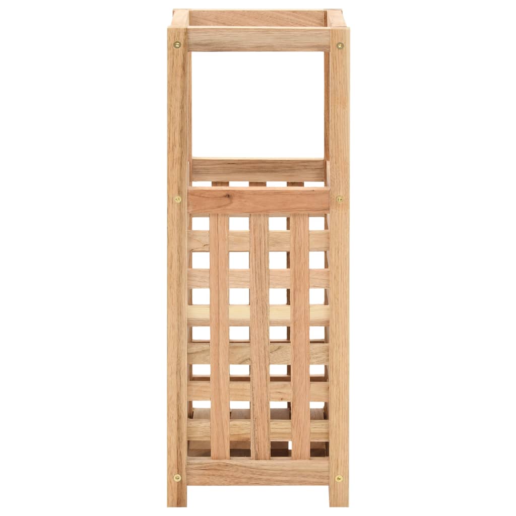 Parapluie Stand Noix Bois massif 18x18x50 cm