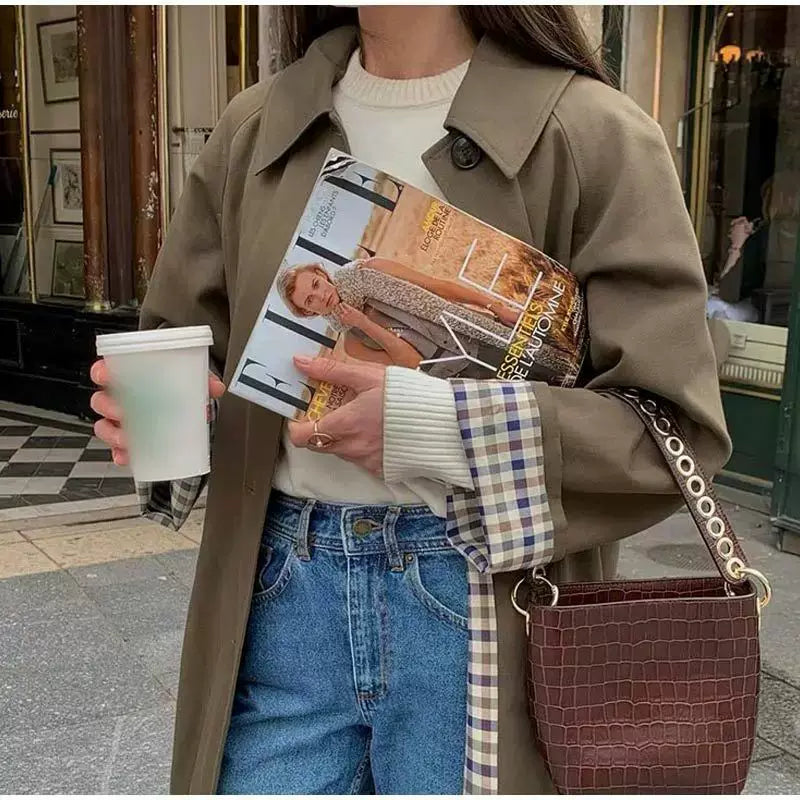 Veste longue pour femme