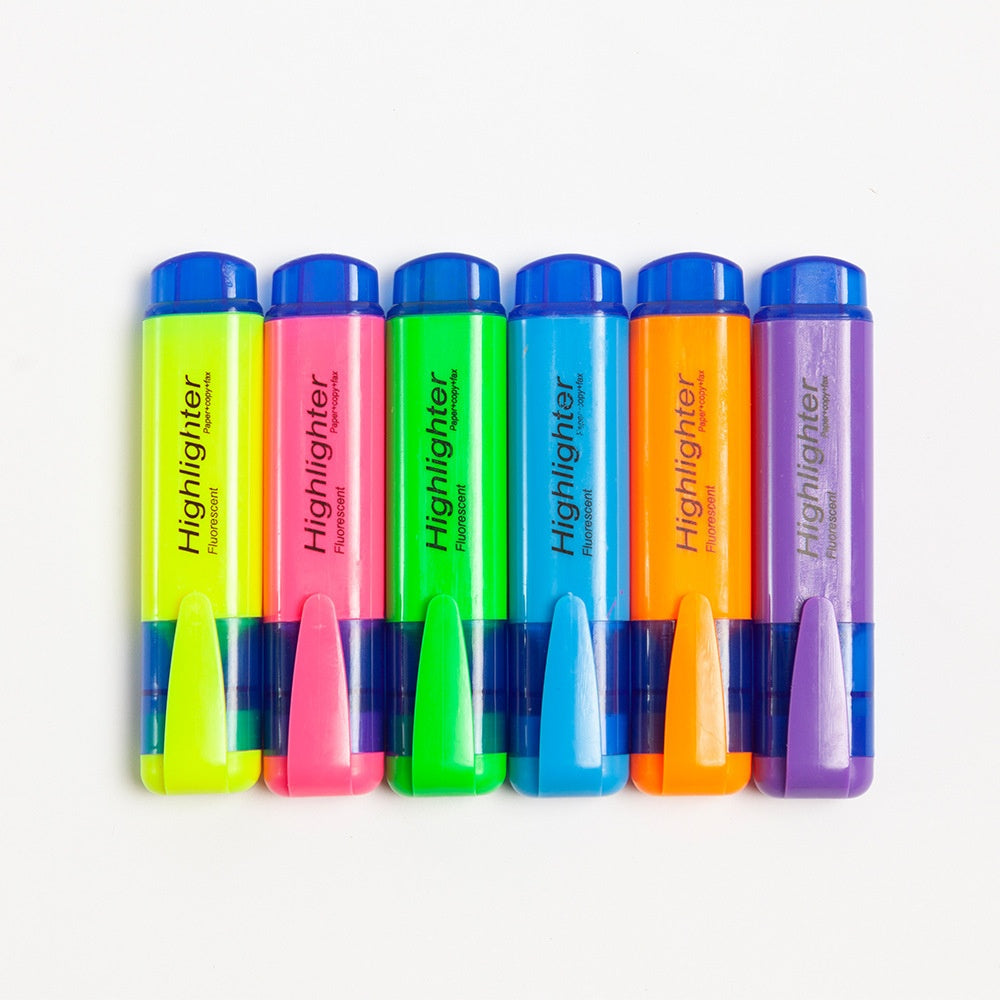 Highlighter Marqueur de points clés Stylo à plume couleur doodle