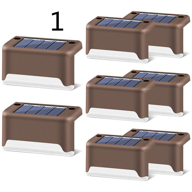 Mise à niveau de lampe solaire LED étanche lumières de pont solaire Solar Step lumière extérieure pour Pat