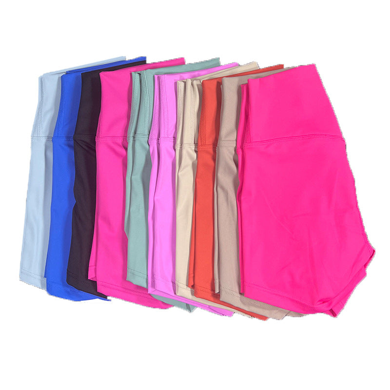 Short de yoga Haute taille Respirant Quick-sèchement Running Sports Cycling Dames