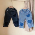Enfants Jeans doux Pantalon droit Casual