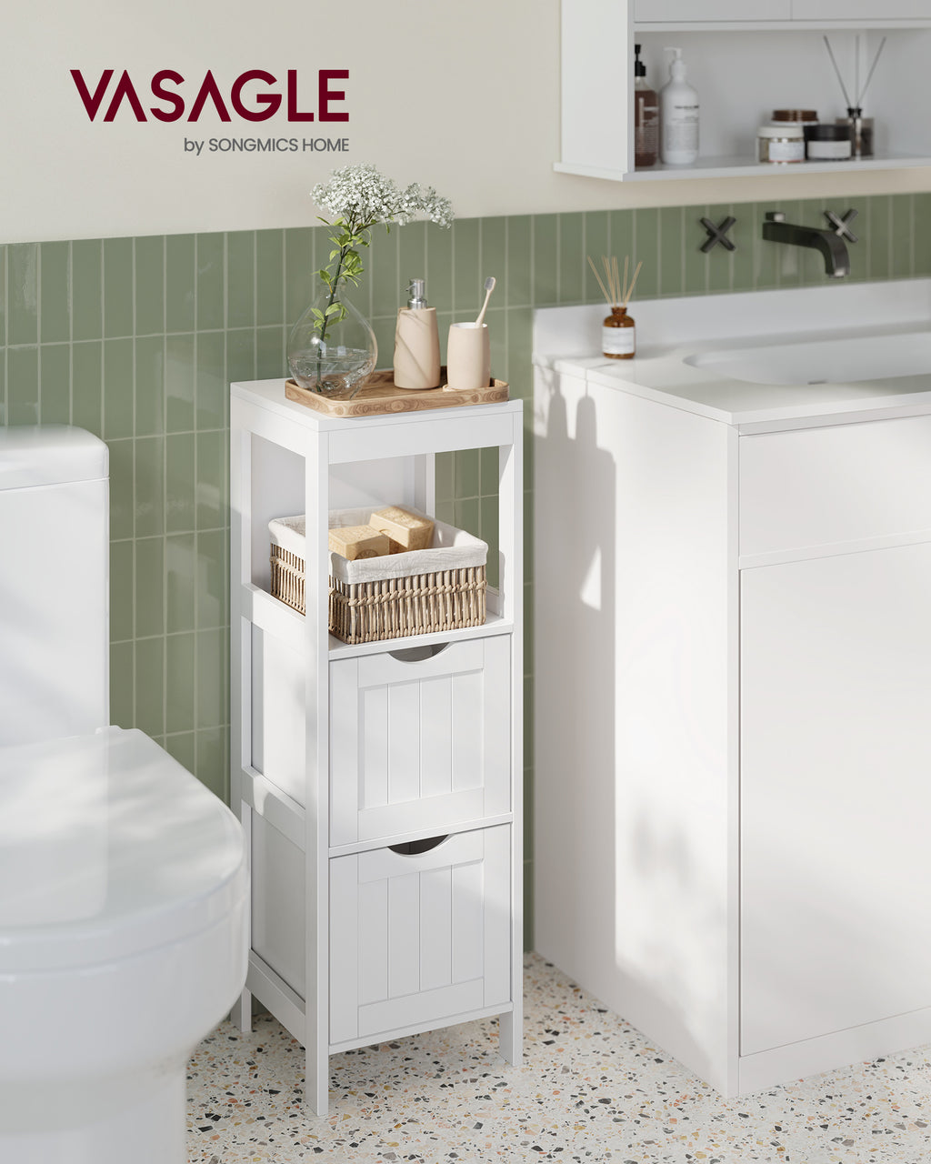 Cabinet de salle de bains VASAGLE