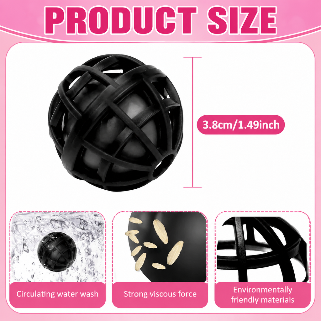 Sac collant Clean Ball purse purse balle de nettoyage réutilisable pour l'enlèvement de linte de la poussière