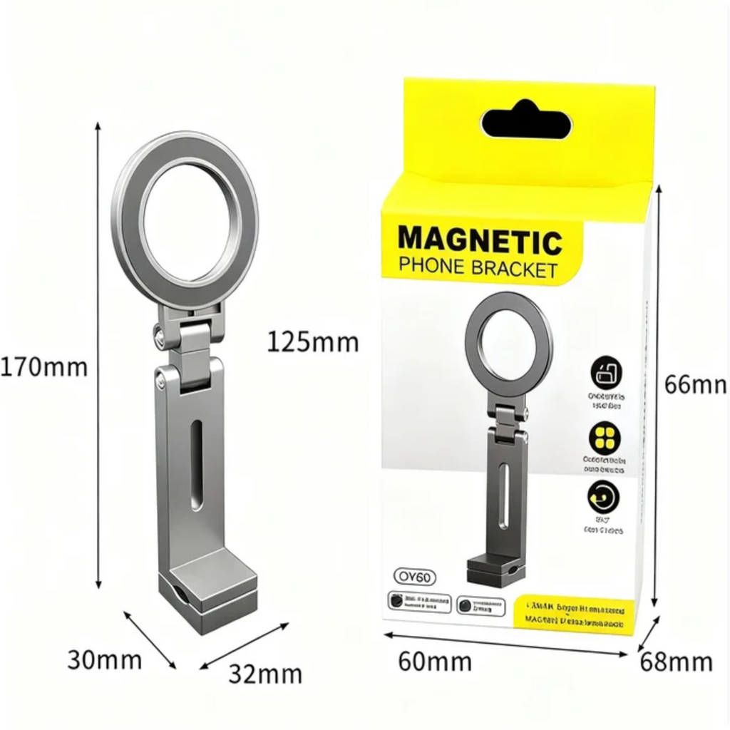 Support téléphone magnétique de voyage — aimant N52